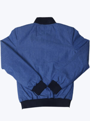 Bomber Jacket Blue Cotton